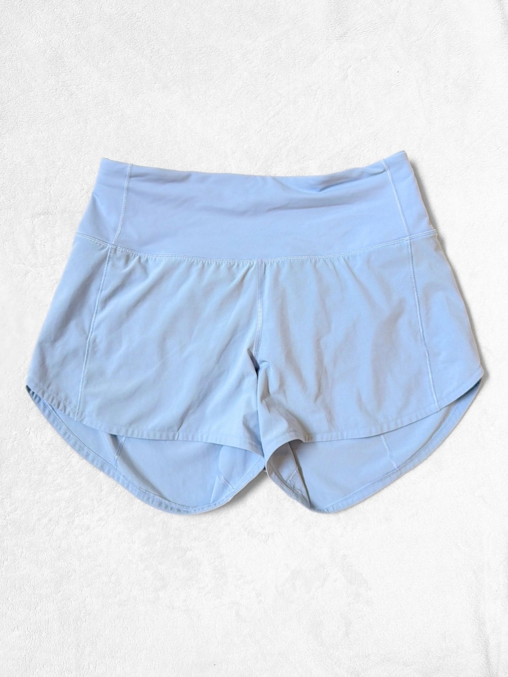 Lululemon Speed Up HR Short 4” Tall – Blue Linen – Size 6